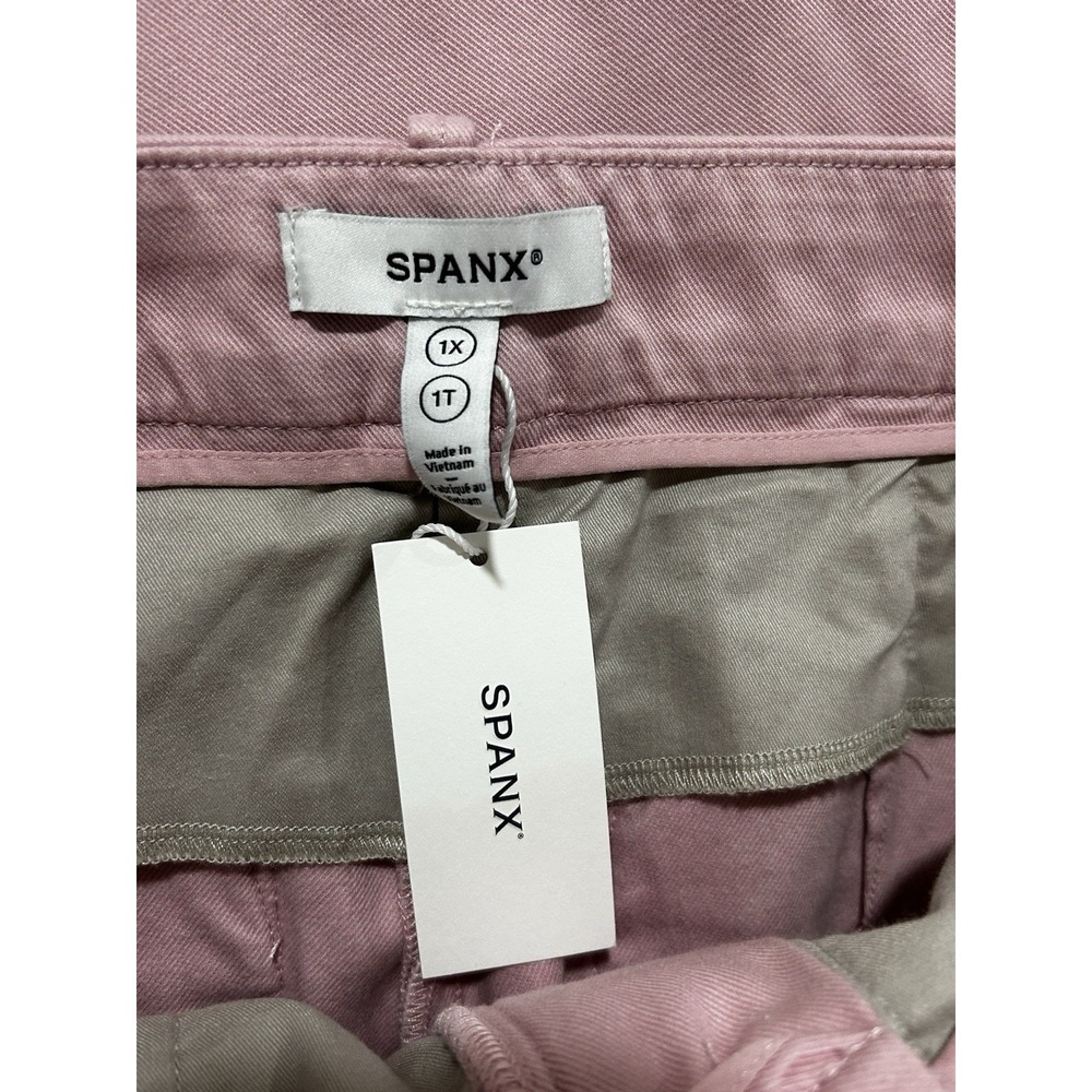 SPANX Wide Leg Pants in Light Lavender Pink Tall 1X - Picture 5 of 12